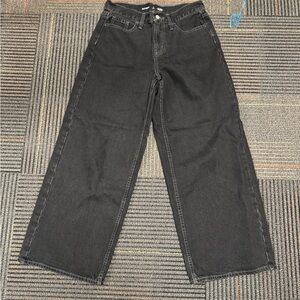 Old Navy Black Wow Baggy Wide Leg Jeans